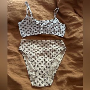 ARQ Matching Set Bandeau and Misha Undies Size M